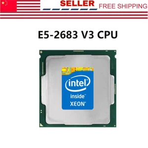Intel Xeon E5-2683 V3 2.0GHz 14-Core 28Threads 35M LGA 2011-v3 Processor CPU X99 - Picture 1 of 8