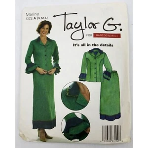 Hancock Fabrics Sewing Pattern Marine womens skirt jacket uncut factory folded - Picture 1 of 2