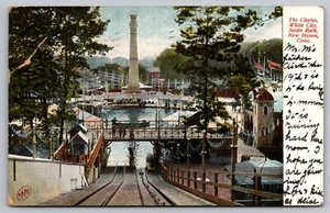 Postal: Chutes, White City, Savin Rock, New Haven, CT, Met News, publicada en 1907 - Imagen 1 de 2
