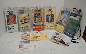 Nice Brickyard 400 Racing 12 item Combo 1995-97, 99, 2006 Pit Passes, 95 Ticket - Picture 1 of 10