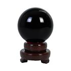 Obsidian Crystal Ball Meditation Divination Spheres Feng Shui Crystal Ball wi...