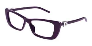 Authentic Gucci EyeGlasses GG1682O 004 Violet Full Rim Glasses 53MM - Picture 1 of 4