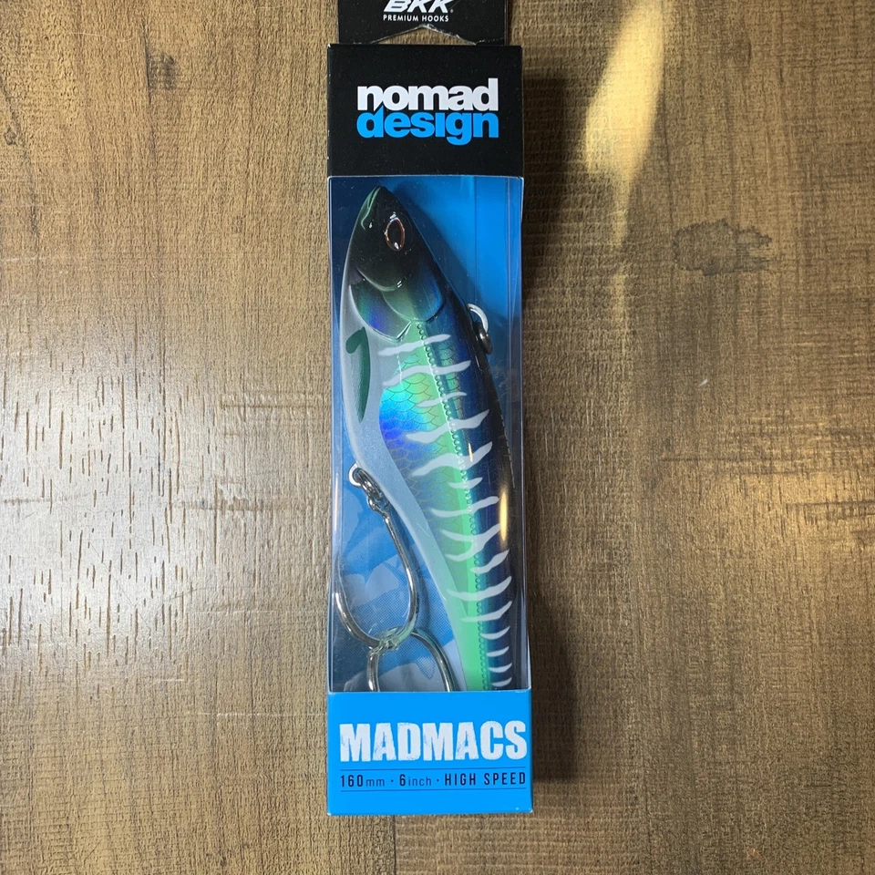 Nomad Design Madmacs 160 Sinking High Speed 6in Green Mackerellure Madmacs160-pm