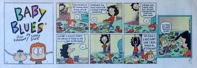 Baby Blues by Scott & Kirkman - lot of 39 color Sunday comic pages from 2000 - image 1 of 2