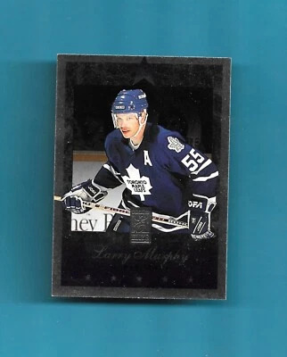 1996-97 Donruss Elite FOIL Card # 8 LARRY MURPHY TORONTO MAPLE LEAFS SHARP! - Image 1 of 2