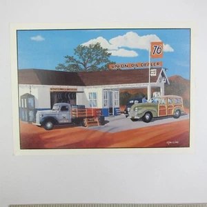 Stan Cline Auto Classics 1940s Art Print Chevy Truck, Mercury, Oldsmobile Woody - Picture 1 of 12