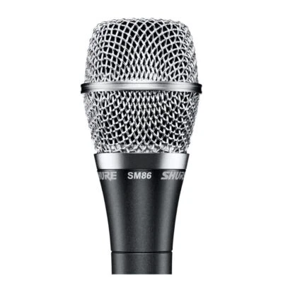 Shure SM86 Cardioid Condenser Black Vocal Microphone with 2 Stage Pop Filter - Image 1 of 3