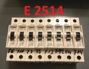 8 St./8 Pcs. Siemens 5SX21  Sicherungsautomat 2 x C16 + 3 x C4 + 3 x C2 - Bild 1 von 10