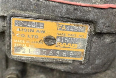 Transmisión automática SAAB 9-3 B205 con convertidor de par 2000 2001 2002 2003 Foto 1 de 3