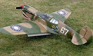 Planos para ala de 64 pulgadas P40E Warhawk. - Imagen 1 de 7