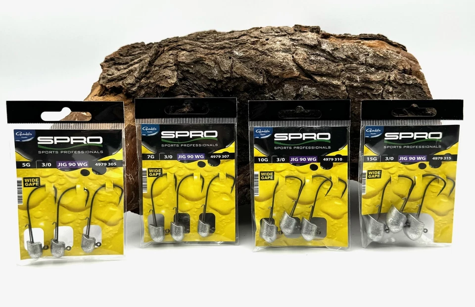 Spro Jig 90 Wide Gape Jighead Bleifrei 3/0 5g 7g 10g 15g 20g Jigkopf Lead Free - Image 1 of 1