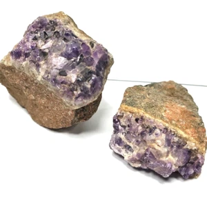 3lb Lot of Natural Amethyst Geode Quartz Cluster Crystal Specimen Healing Rocks - Picture 1 of 14