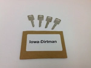 General Motors GM Key Blanks C New Chevrolet 320368 Uncut Lot of 4 Vintage - Picture 1 of 6