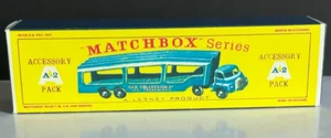 Matchbox Lesley A-2 Articulated 4 Car Transporter Empty Repro style D Box - Picture 1 of 1