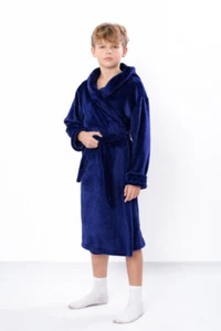 Boys’ Wrap Robe – Plush Fabric & Free Movement Fit, Demi-season, Nosi svoe 6... - Picture 1 of 7