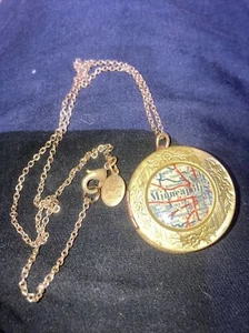 Larissa Loden Brass Minneapolis Locket - Picture 1 of 7