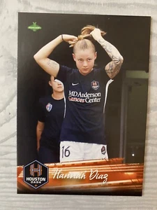 2021 Parkside NWSL ERROR Hannah Díaz Houston tablero faltante DOB en la parte posterior - Imagen 1 de 2