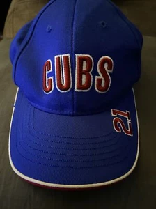 Sammy Sosa #21 MLB Drew Pearson Chicago Cubs VTG 90s Strapback Hat Cap - Picture 1 of 5