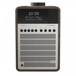 REVO SuperSignal DAB+ FM Radio with Bluetooth Walnut/Silver - Picture 1 of 5