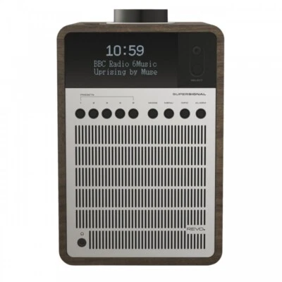 REVO SuperSignal DAB+ FM Radio with Bluetooth Walnut/Silver - Image 1 of 4