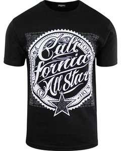 ShirtBANC California All Star Mens Shirt Piaisley Bandana Print Paradise - Picture 1 of 3