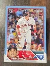 2023 Topps Series 1 Triston Casas 92 Fathers Day Powder Blue #/50 RC