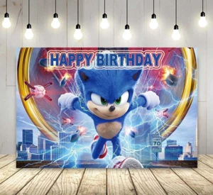 60X40 Inches Birthday Backdrop for Party,Soni Birthday Party Supplies as Photogr - Picture 1 of 5