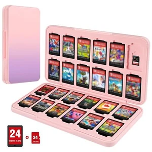 24 Slots Game Card Case für Nintendo Switch Spiele Hartschale Aufbewahrung Halter Box - Bild 1 von 10