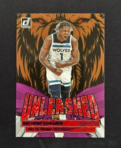 2022-23 Panini Donruss NBA Anthony Edwards Desatado Púrpura Prensa Prueba #13 - Imagen 1 de 2