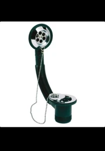 Sagittarius Bath Waste and Overflow with Parking Plug Black & Chrome RRP £33!!! - Picture 1 of 3