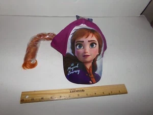 DISNEYS FROZEN II ANNA HAT HAS A RED PONYTAIL HAIR - Picture 1 of 3