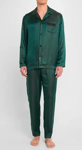 HANRO Men's Selection 140th Anniversary Silk blend Long Pajama Set NWT Size M - Picture 1 of 6
