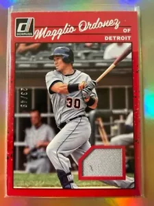Tarjeta camiseta 2023 Donruss MLB - Magglio Ordóñez “Retro 1990 Rojo” #90M-MO (Tigres) - Imagen 1 de 2