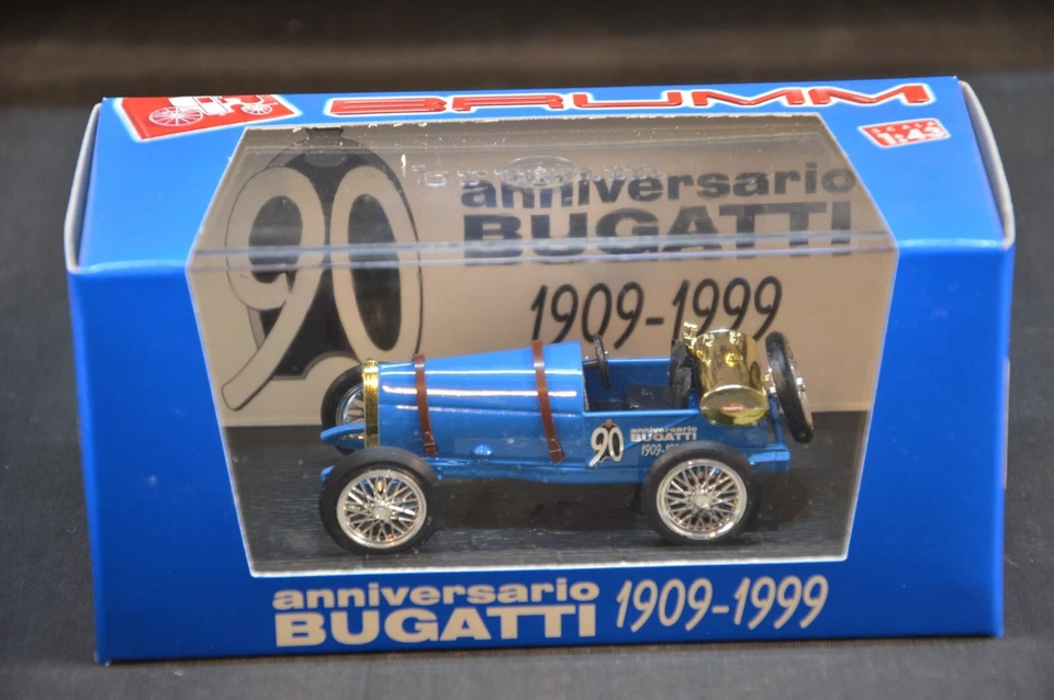 BRUMM 1/43 BUGATTI BRESCIA 1921 LIMITED EDITION 0401/3000 S99/07 DIE CAST - Immagine 1 di 3