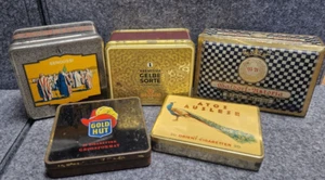 Konvolut schöne Vintage Zigarettendosen aus Blech - Bild 1 von 11