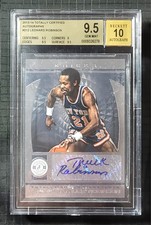 2013-14 Totally Certified Leonard Truck Robinson Auto Gem Mint BGS 9.5/10 Knicks