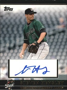 2010 Topps Pro Debut Prospect Autographs Gold #SHE Steven Hensley /50  