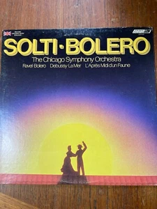 Solti Bolero The Chicago Symphony Orchestra Ravel Debussy La Mer LP CS7033 - Picture 1 of 6