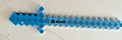 Minecraft Juego de Rol Securiti Logo 24" Espada de Plástico Videojuego Accesorio Disfraz Foto 1 de 4