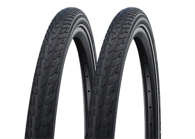 2x Schwalbe Road Cruiser Plus 55-622 Drahtreifen PunctureGuard 28x2.15 Mantel