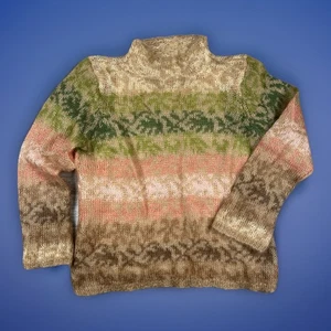 Vintage Talbots Mohair Sweater Women’s Size XL Mock Neck Flared Sleeves Lined - Picture 1 of 11