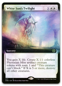 White Sun's Twilight (Extended Art) #377 (Foil) NM Phyrexia All Will Be One - Picture 1 of 2