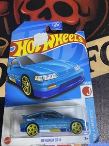 2023 Hot Wheels 88 Honda CRX CR-X HW J-IMPORTS 10/10 blau 148/250 Rarität - Bild 1 von 1