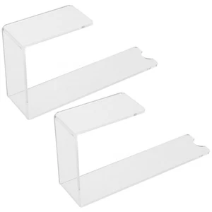  2 Pcs Portascarpe Trasparente Supporto Per Il Display Sandalo Del - Foto 1 di 12