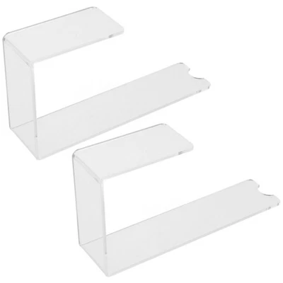  2 Pcs Portascarpe Trasparente Supporto Per Il Display Sandalo Del - Immagine 1 di 4