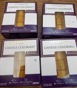 CANDLE MAKING  0.5FL OZ 4 BOXES YELLOW GOLD  COLORANT BALANCE  CREATIVE YOU - Picture 1 of 2