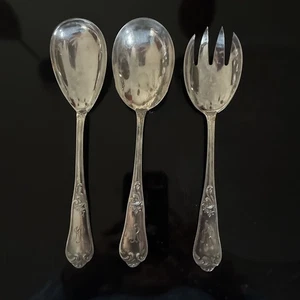 3 Stück Bruckmann & Söhne Germany versilberte Servierlöffel - Bild 1 von 4