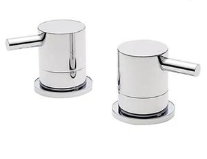 Niagara Equate 9410 Pair Of Chrome Deck Mounted Side Valves  - Picture 1 of 9