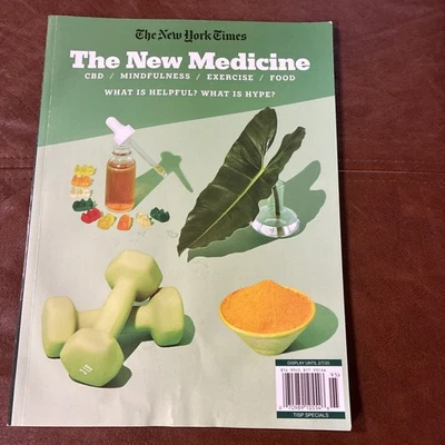 The New Medicine Paper Back From The New York Times CBD Mindfulness Exercise Foo Foto 1 de 4