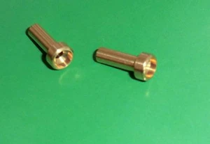 2 Stück Lötnippel Flaschennippel Birnennippel 6/3,5 x 13 mm - Bild 1 von 1